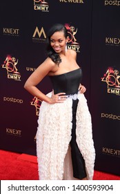 Pasadena, CA/USA - May 5, 2019: Mishael Morgan Attends The 2019 Daytime Emmy Awards. 