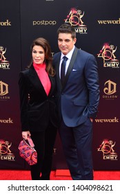 Pasadena, CA/USA - May 5, 2019: Kristian Alfonso And Galen Gering Attends The 2019 Daytime Emmy Awards. 