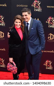 Pasadena, CA/USA - May 5, 2019: Kristian Alfonso And Galen Gering Attends The 2019 Daytime Emmy Awards. 