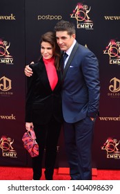 Pasadena, CA/USA - May 5, 2019: Kristian Alfonso And Galen Gering Attends The 2019 Daytime Emmy Awards. 