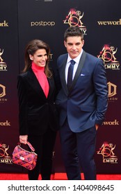 Pasadena, CA/USA - May 5, 2019: Kristian Alfonso And Galen Gering Attends The 2019 Daytime Emmy Awards. 