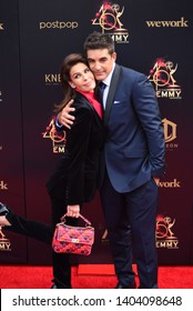 Pasadena, CA/USA - May 5, 2019: Kristian Alfonso And Galen Gering Attends The 2019 Daytime Emmy Awards. 