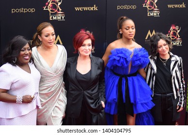 Pasadena, CA/USA - May 5, 2019: Sheryl Underwood, Carrie Ann Inaba, Sharon Osbourne, Eve And Sara Gilbert Attend The 2019 Daytime Emmy Awards. 