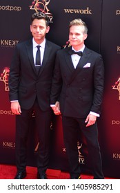 Pasadena, CA/USA - May 5, 2019: Greg Rikaart And Robert Sudduth Attends The 2019 Daytime Emmy Awards. 