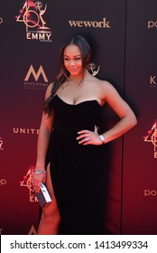 Pasadena, CA/USA - May 5, 2019: Nia Sioux Attends The 2019 Daytime Emmy Awards. 