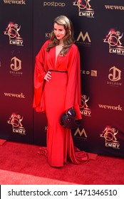 Pasadena, CA/USA - May 5, 2019: Linsey Godfrey Attends The 2019 Daytime Emmy Awards.