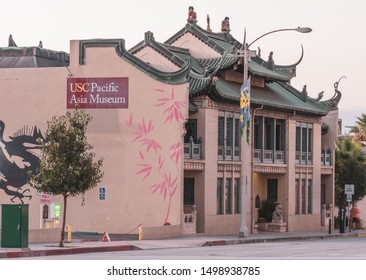 PASADENA, CA/USA - SEPTEMBER 8, 2019: Image Of The Pacific Asia Museum On Los Robles Ave.