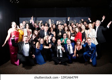PASADENA - May 5: The Ellen DeGeneres Show in the press room at the 46th Daytime Emmy Awards Gala at the Pasadena Civic Center on May 5, 2019 in Pasadena, California