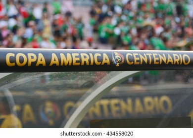 Pasadena, USA - June 09, 2016:  During Copa America Centenario Match Mexico Vs Jamaica At The Rose Bowl Stadium.