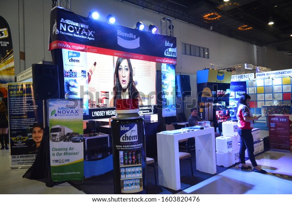 PASAY, PH - NOV. 16: Bendix booth at Manila Auto Salon\
on November 16, 2019 in SMX Convention Center, Pasay, Philippines.\
