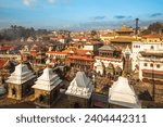 Pashupatinath Temple by Bagmati river, located in Kathmandu, Nepal