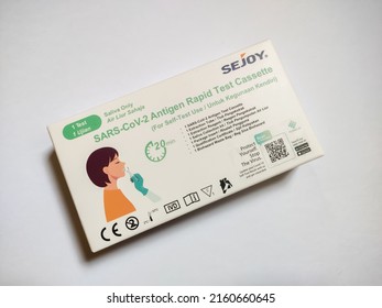 Pasir Mas, Malaysia: 26, May, 2022-Product Test Kit For SWAB Test For Coronavirus And Delta Variant.