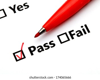 Pass Or Fail Checkbox