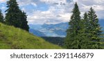 Flühli pass panoramic road, Sarnen lake, swiss alps, summer in Switzerland, Grand Tour of Switzerland