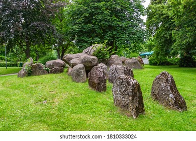 Passage Grave On A Hill In A Park