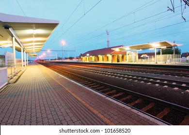 Passanger train station - Powered by Shutterstock