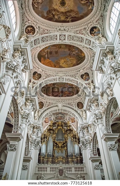 Passaugermany October 3 2017 Dome Paintings Stock Photo