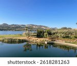 I passed through Henderson Nevada and found the lake of Las Vegas.