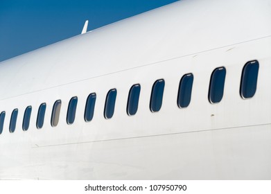 Passenger Airline Windows From Outside