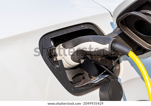 A passenger car\
is fueled with electricity