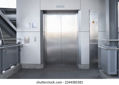 Passenger elevators, train stations, serve the public. - Powered by Shutterstock