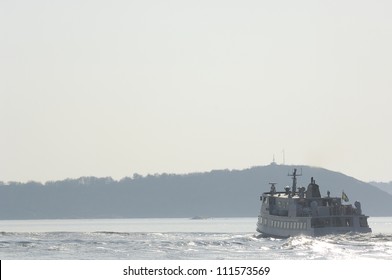 Passenger Ferry In The Archipelago Of Gothenburg, Sweden