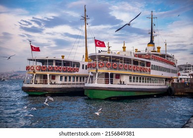 Passenger Ferry In Istanbul, Turkey