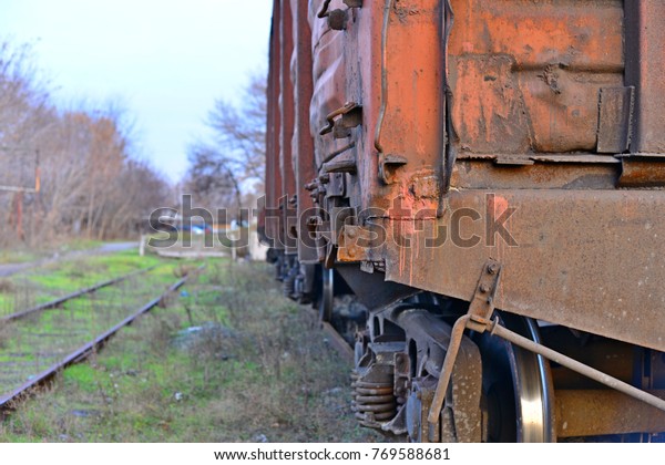 Passenger and freight train.
Passenger diesel train traveling speed railway wagons journey
light