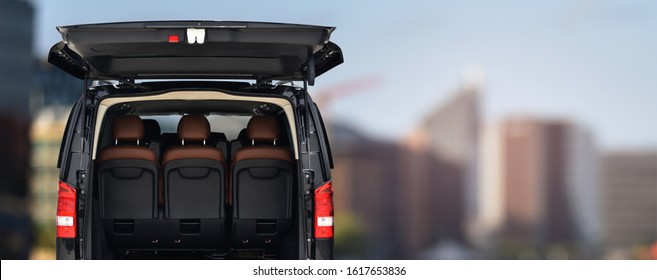 passenger minivan car for transportation office staff to work