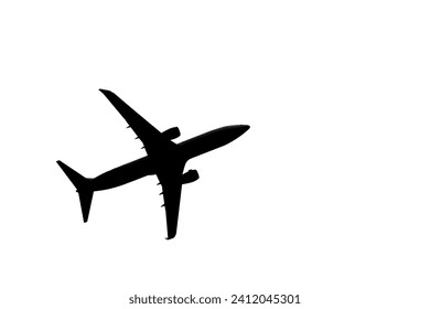 Passenger plane passing through the clouds. - Powered by Shutterstock