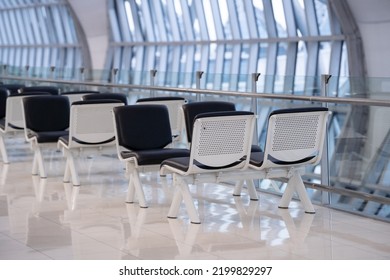 Passenger Seat In Airport Departure Hall