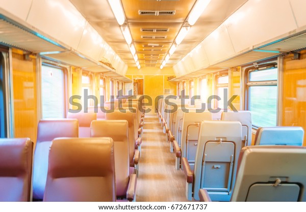 Passenger seat train, concept trip movement,\
the effect of movement outside the\
window