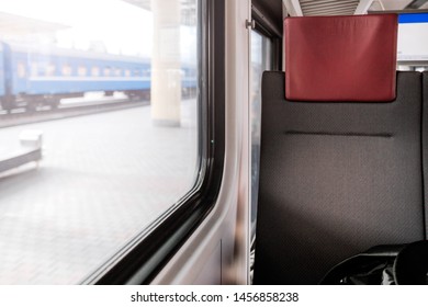 Passenger Seat In The Train Near The Window