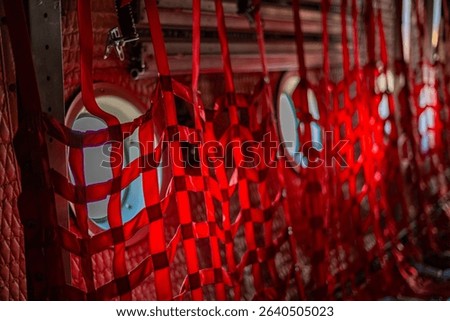 Passenger seats in military transport aircraft, military transport aircraft, and air force fighter aircraft. c130