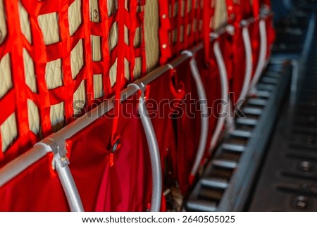 Passenger seats in military transport aircraft, military transport aircraft, and air force fighter aircraft. c130