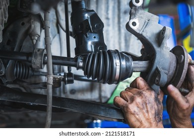 Passenger Side CV Axle Replacement On A Front Wheel Drive Car.