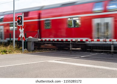 Railway Crossing Gate Images Stock Photos Vectors Shutterstock