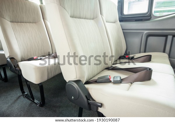 Passenger\
van interiors. \
seatbelts. Individual\
seats