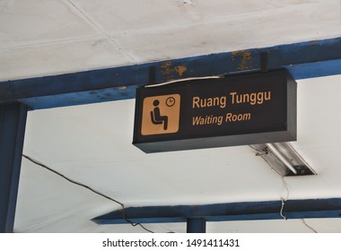 Passenger Waiting Room, Kalideres Bus Terminal, West Jakarta. Indonesia, August 23, 2019
