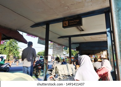 Passenger Waiting Room, Kalideres Bus Terminal, West Jakarta. Indonesia, August 23, 2019
