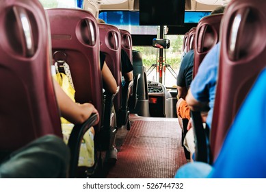the passengers in the bus during the trip