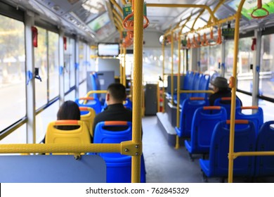 The Passengers Are Inside The Bus