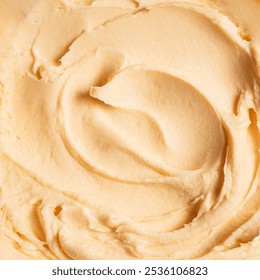 Passion fruit tropical  ice cream texture as background. Summer frosen healthy dessert icecream close up, square background. - Powered by Shutterstock