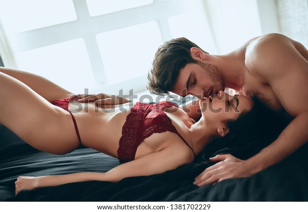 Passionate Sex Black Couple