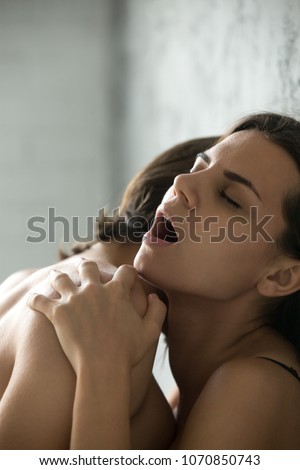 Passionate Sensual Woman In Ecstasy Feeling Pleasure Having Sex With Man Horny Hot Young Lady Passionate Sensual Woman In Ecstasy Feeling Pleasure Having Sex With Man Horny Hot Young Lady