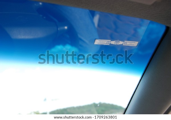 Passive rfid electronic\
tag car window