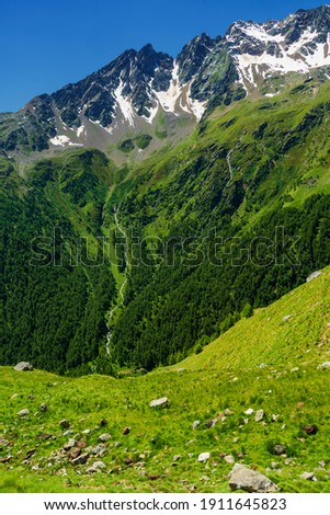 Similar – Image, Stock Photo Lago di Luzzone, upper Blenio valley, Ticino