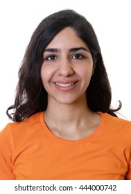 Passport Photo Of A Young Arabic Woman