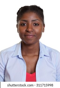 Passport Picture Of A Modern African Woman