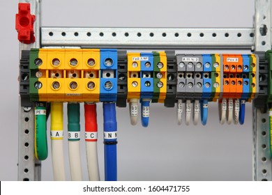 Passthrough Terminals Electrical Panels Stock Photo 1604471755 ...